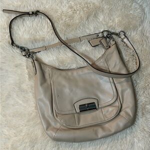 Coach Kristin Hobo bag Cream Leather